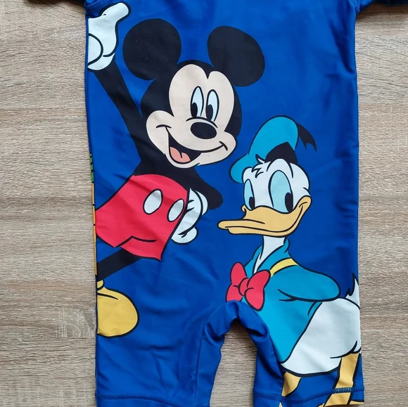 Next Direct like new Mickey Mouse one-piece swimsuit 3-4 years. - Picture 6 of 16